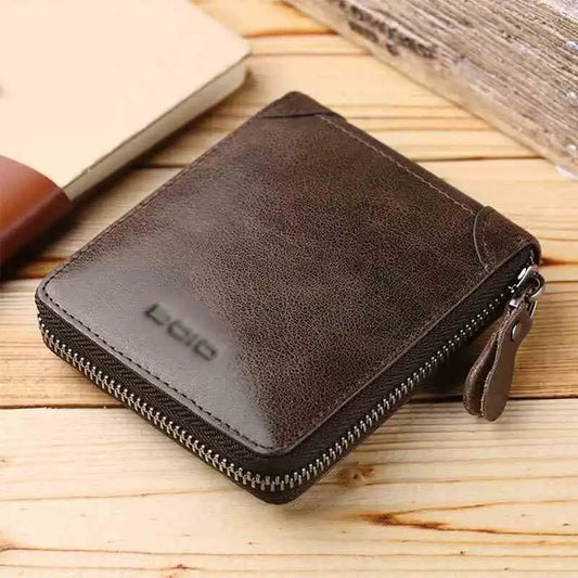 PU Leather Short Wallet for Men