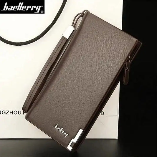 Baellerry Long PU Leather Wallet