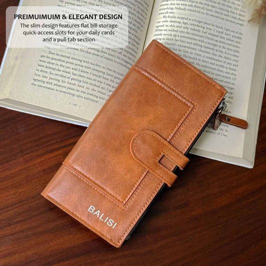 Balisi Long Leather Wallet