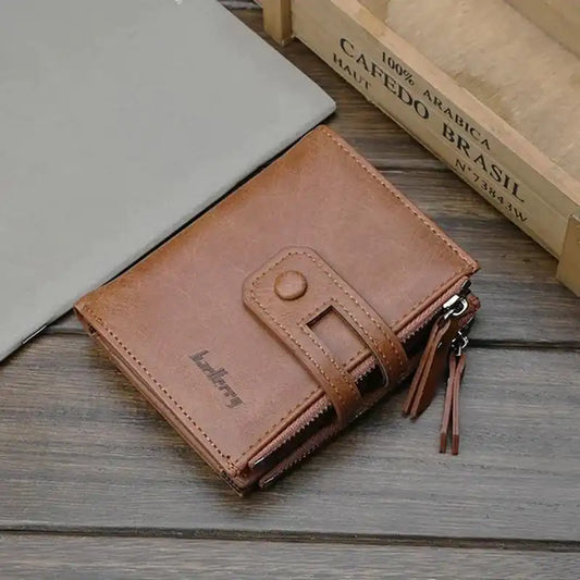 Original Buffalo Leather Trifold Wallet