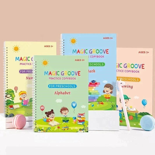 4-Piece Magic Practice Book Set