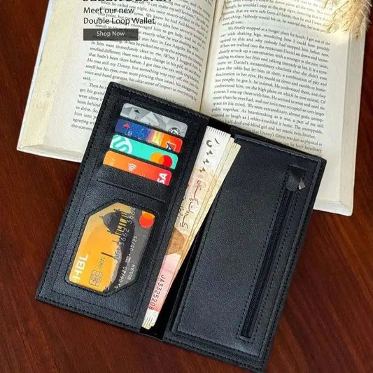 Premium Long Wallet with 12 Card Slots