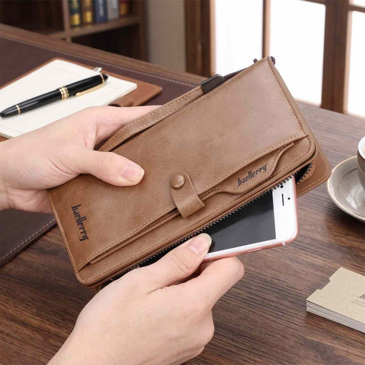 Baellerry Premium Long Zipper Wallet