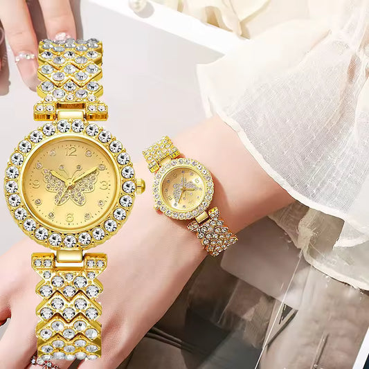 Luxury Quartz Watch And Bracelet