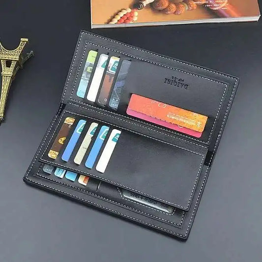Men Imported Long Leather Wallet