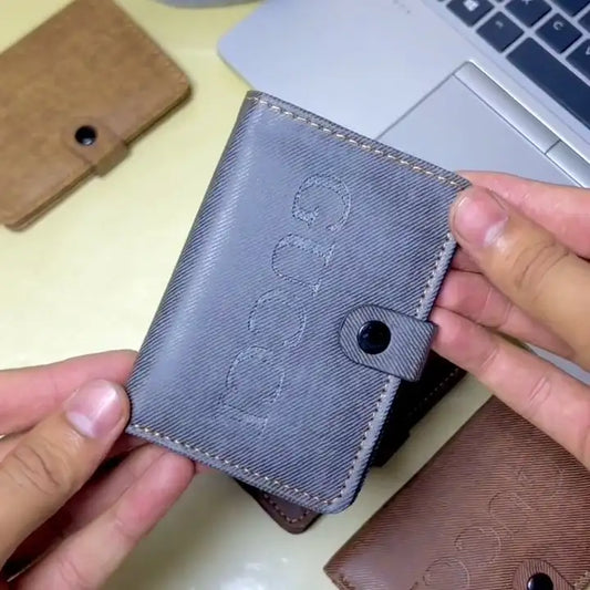 2 × Premium Leather Wallets (Buy 1 Get 1 FREE)