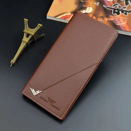 Men Imported Long Leather Wallet